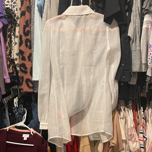 Lilly Pulitzer White Ruffle Blouse - Picture 2 of 2